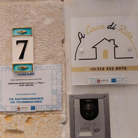 A Casa Di Rita Διαμέρισμα Μπάρι Εξωτερικό φωτογραφία